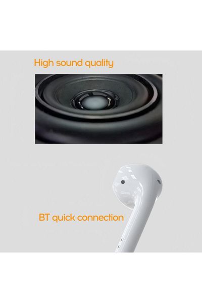 Generic Large G-iant Headphone Shape Portable Bluetooth Speaker White