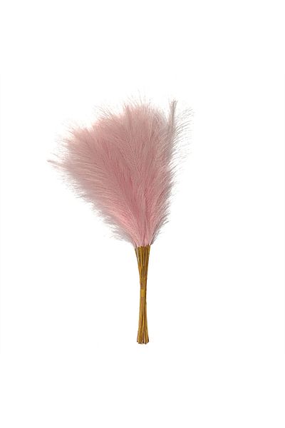 Choice Pink 55CM 10PCS Fluffy Pampas Grass Boho Decor Flower Fake Plant Reed Simulated Wedding Party Home D