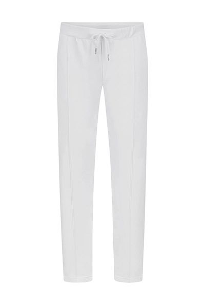 PAUL&SHARK Men's Regular Fit Regular Waist Straight Leg Cotton White Trousers 25411828 -010