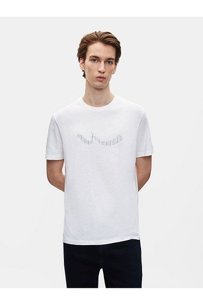 Ltb Κανονικό T-shirt κρέμας