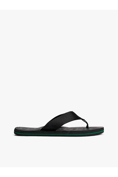 Tommy Hilfiger Men's Black Slippers Fm0Fm05443-Bds