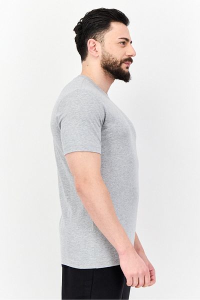 adidas Men Sportswear Fit Short Sleeves Outdoor T-Shirt, Grey