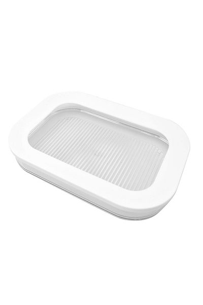 Choice One layer Refrigerated Crisper with Lid Leakproof Meat Containers for Fridge Transparent Frozen Roas