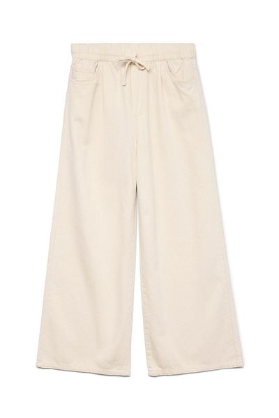 Vero Moda Straight-Fit VMVALERIA Mid Rise Weiter Beinschnitt Jeans