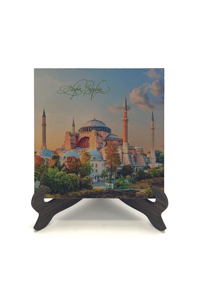 Sadrazam Hagia Sophia Mosque Printed Mdf Desktop (10 X 10 Krt-1)