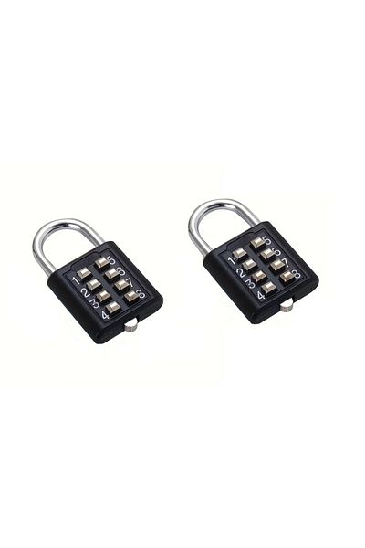Lock & Lock 2small metal combination disc locks,secure digital code lock4travel,luggage,drawer,bicycle,travel