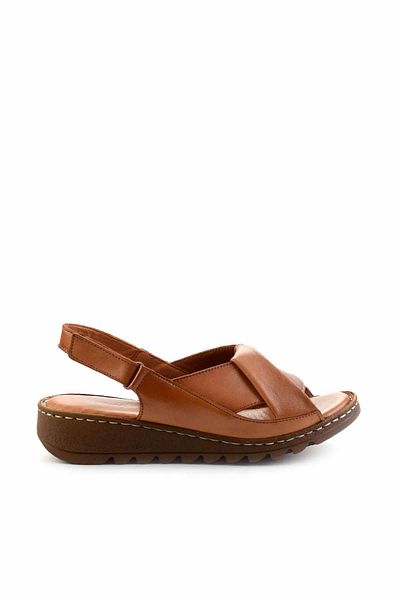 Bambi Sandale de damă din piele naturală maro K 05907001803