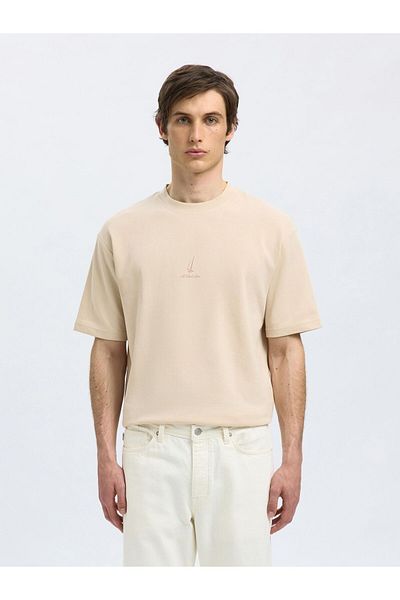 Selected Homme T-Shirt Loose Fit Print