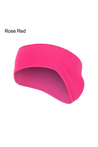 Choice Rose Red 1Pcs Fleece Ear Warmer Muff Winter Headband Ear Muffs Headband for Men Women Running Skiing