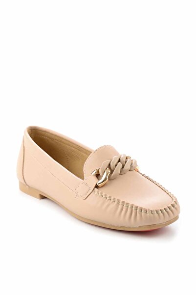 Bambi Nude Kadın Loafer Ayakkabı K01542166509