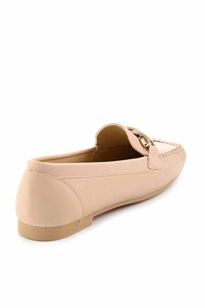 Bambi Nude Kadın Loafer Ayakkabı K01542166509
