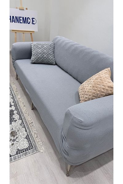 HaNemCe Jacquard 3-Seater Sofa Cover, Sofa Bed Sofa Cover (PRODUCT CONTENT 1PCS)