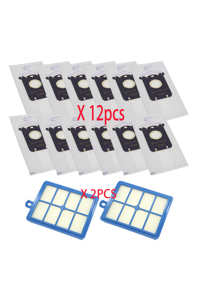 Choice 14PCS Replacement Hepa Filter Dust Bags for Electrolux Vacuum Cleaner ...