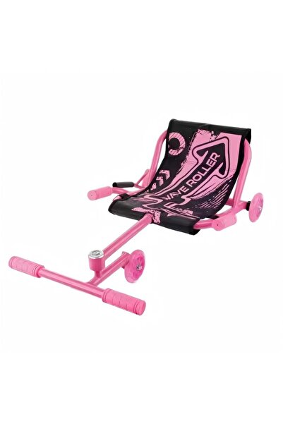 Generic Wave Roller 3-Wheel Wave Roller Ride On Toy In Black/Pink With Comfortable Seat For Kids