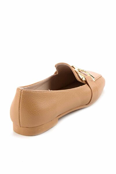 Bambi Camel Kadın Loafer Ayakkabı K01641166109