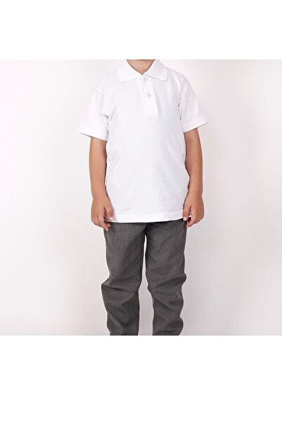 Nacar Çocuk Kısa Kollu Polo Yaka Okul Tshirt