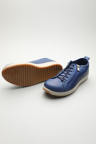 Gondol Pantofi de vară confortabili de zi cu fermoar din piele naturală Zx.2402