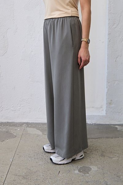 QANU Elastic Ten-Sel Trousers Gray