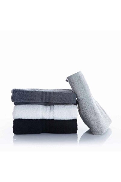 Hobby Rainbow 4-Piece Towel Set Gray