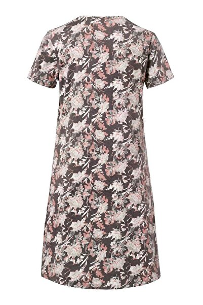 Tchibo Women Floral Print Sleeping Dress, Multicolor