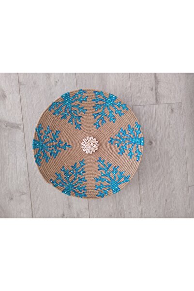 ocean boheme decor Hasır duvar tabağı