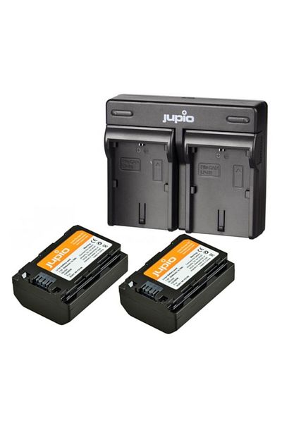 Jupio Jupio Kit, 2 NP-FZ100 2040mAH Batteries + USB Dual Charger, Black