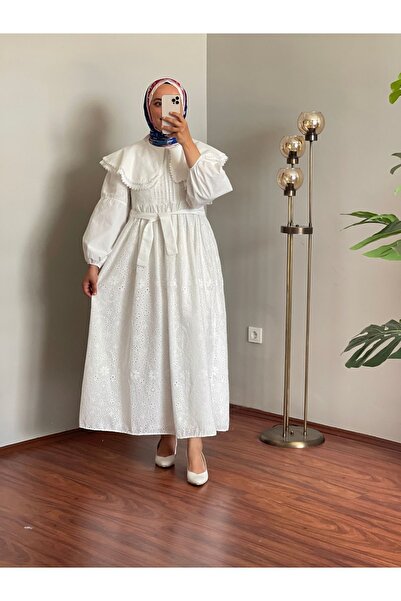 DEMET Berrin Brodeli Fisto Elbise