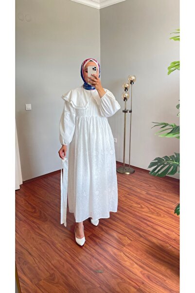 DEMET Berrin Brodeli Fisto Elbise