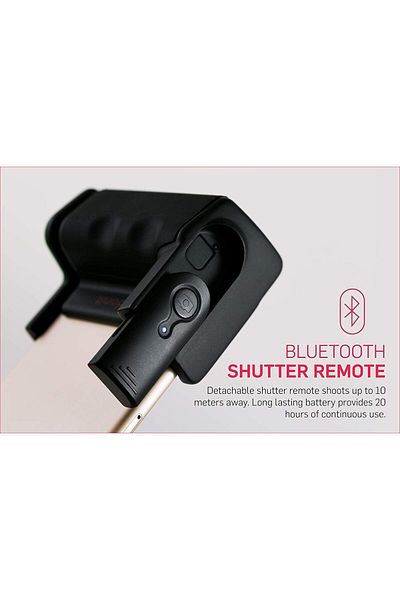 Adonit Adonit PhotoGrip Bluetooth Mobile Phone Shutter Release Includes Mini Stylus, Black