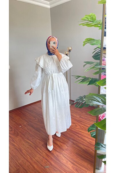 DEMET Berrin Brodeli Fisto Elbise