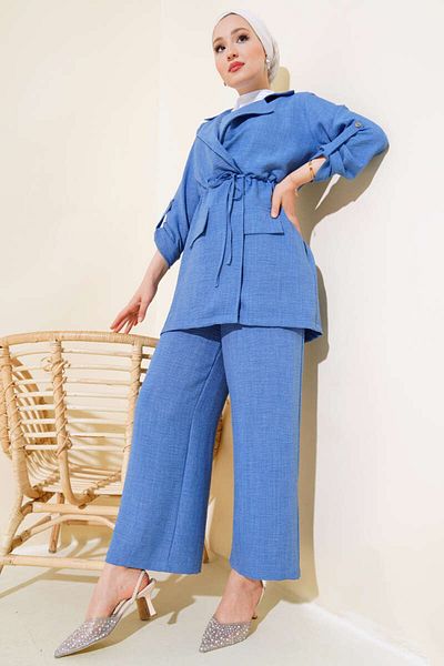 İKLİM LİFE Linen Jacket Trousers Set