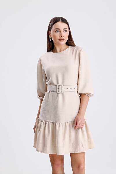 ikomteks Rochie mini cu centura