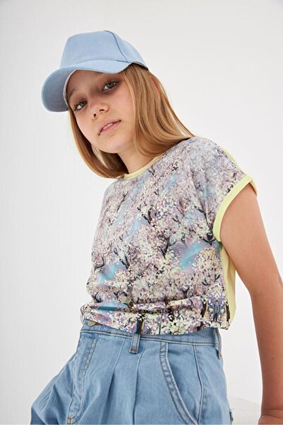 Hilal Akıncı Kids Tricou oversize cu model pentru fete