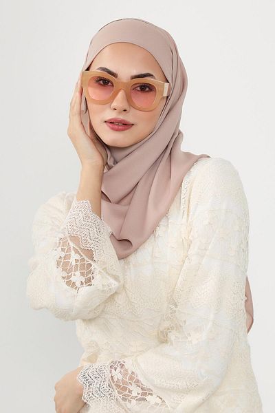 Aisha's Design شال كريب عملي، PS-52