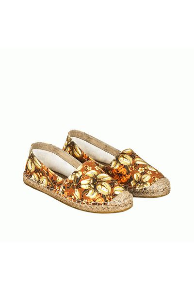 Streetfly Espadrille cu talpă din răchită realizată manual