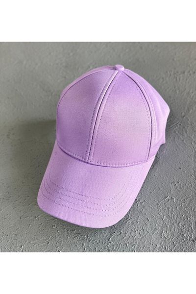 CapZone Hat Baseball Cap Flat Hat Unisex Model Adjustable Velcro on the Back Lilac