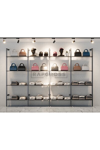 RAFAX MAĞAZA RAF SİSTEMİ, ASKILIK SİSTEMİ, BUTİK RAFI, MAĞAZA STAND, GİYİNME ...