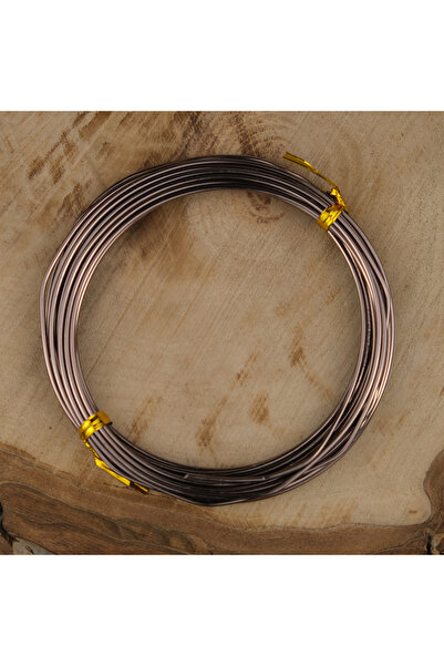 Prestij Boncuk Sârmă de cupru acoperită cu email de culoare maro închis 1,5 m...