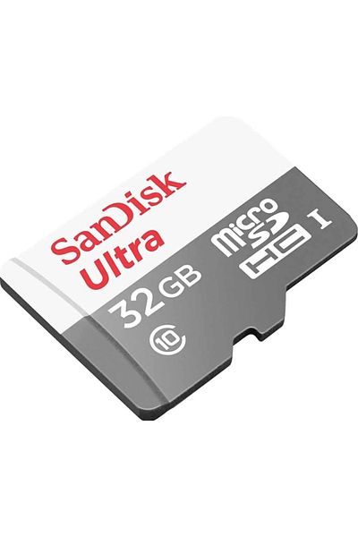 SanDisk بطاقة ذاكرة Ultra Micro SD سعة 32 جيجابايت و100 ميجابايت-S من الفئة 10 UHS-I