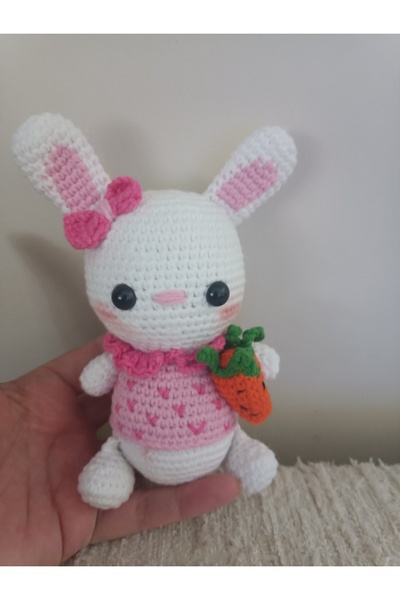Handmade Amigurumi Minik Tavşan 15 cm.