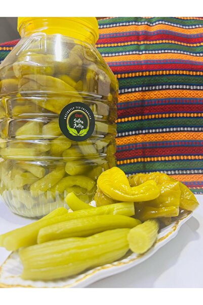 gazisofraantep Ev Yapımı Acur - Acı Biber Turşusu 5'lik Pet(Yeni Sezon)