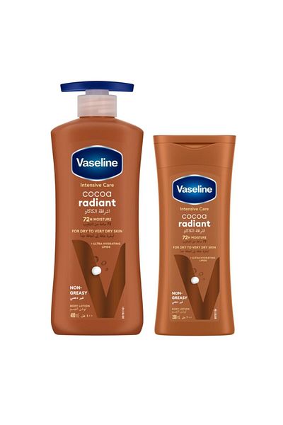 Vaseline Intensive Care Cocoa Radiant Body Lotion 400 ml + 200 ml