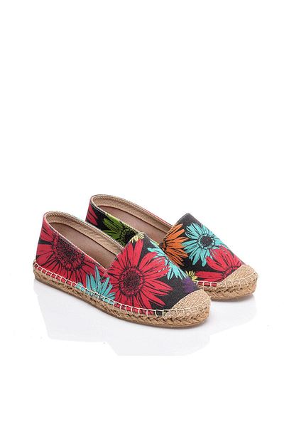 Streetfly Espadrille cu talpă din răchită realizată manual