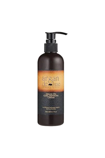 argan de luxe كريم أرغان ديلوكس للشعر المجعد ٢٤٠ مل