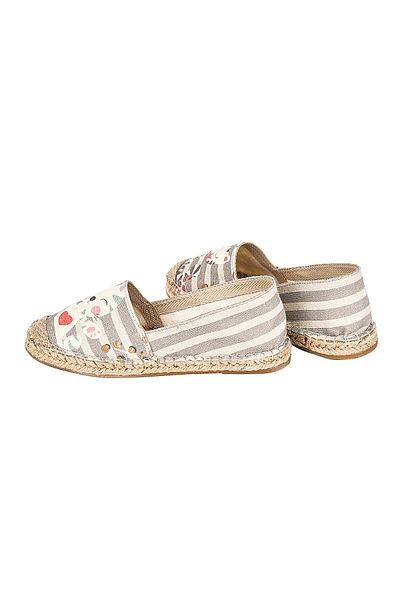 Streetfly Espadrille cu talpă din răchită realizată manual