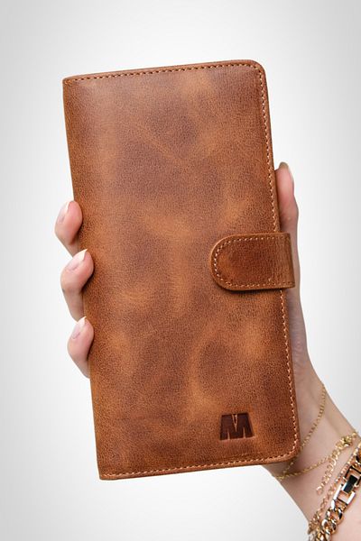 MFT Leather Design Πορτοφόλι Twist 2323 από γνήσιο δέρμα Unisex