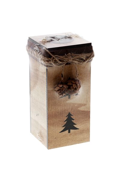GiftExpress Wooden Candle Holder