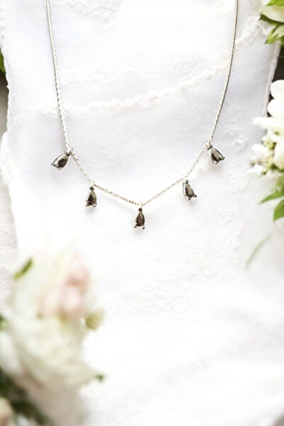 La'Vanti Designs 5 Adet Pırlanta Tek Taşlı Mardin El İşçilikli 925 Ayar Gümüş...