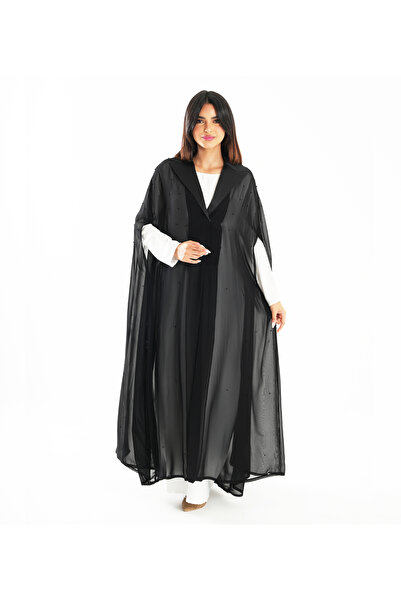 Rosette Abaya Black-R-202506