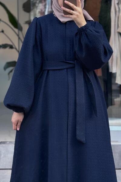 ANDE Şanel Kışlık Ferace- Lacivert